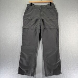 The North Face Paramount Convertible Cargo Pants Womens 10 Regular Gray Nylon